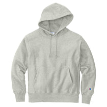 Champion Men's Oxford Grey Reverse Weave Hooded Sweatshirt