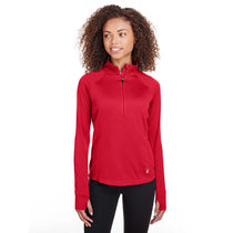 Spyder Women's Red Freestyle Half-Zip Pullover