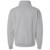 Champion Unisex Light Steel Powerblend Quarter-Zip Sweatshirt