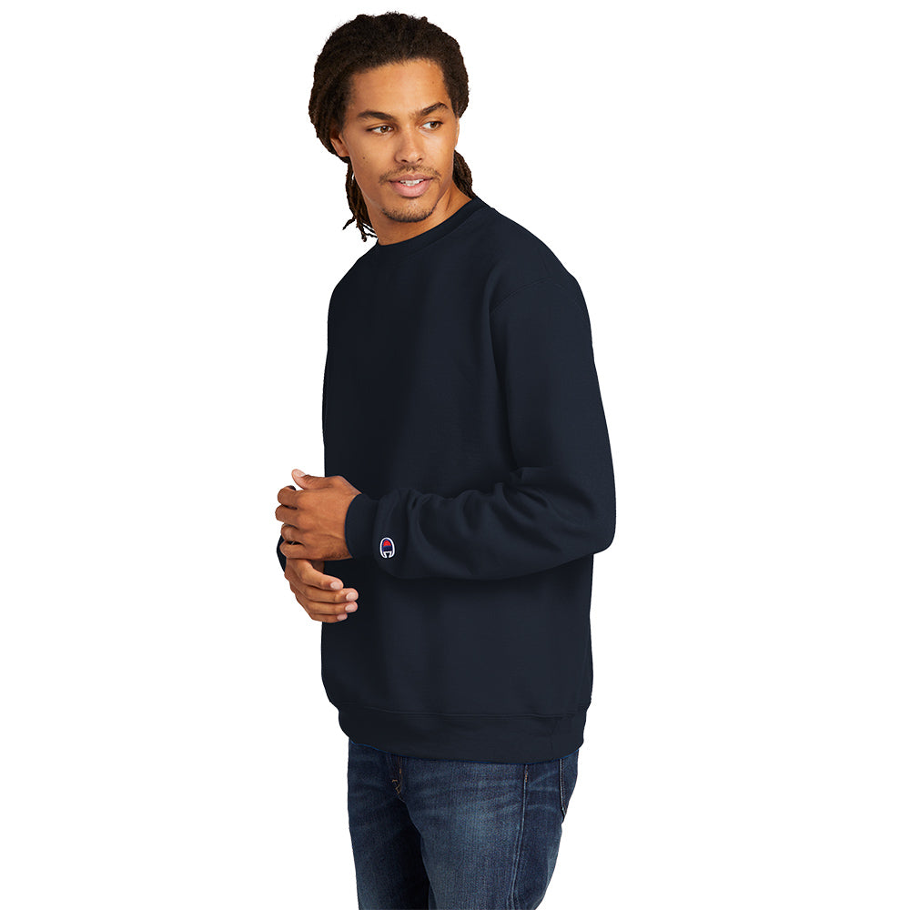 Champion Unisex Navy Eco Fleece Crewneck Sweatshirt