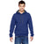 Fruit of the Loom Men's Admiral Blue 7.2 oz. SofSpun Hooded Sweatshirt