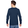 Fruit of the Loom Men's J Navy 4.7 oz. Sofspun Jersey Long-Sleeve T-Shirt