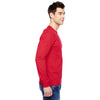 Fruit of the Loom Men's Fiery Red 4.7 oz. Sofspun Jersey Long-Sleeve T-Shirt