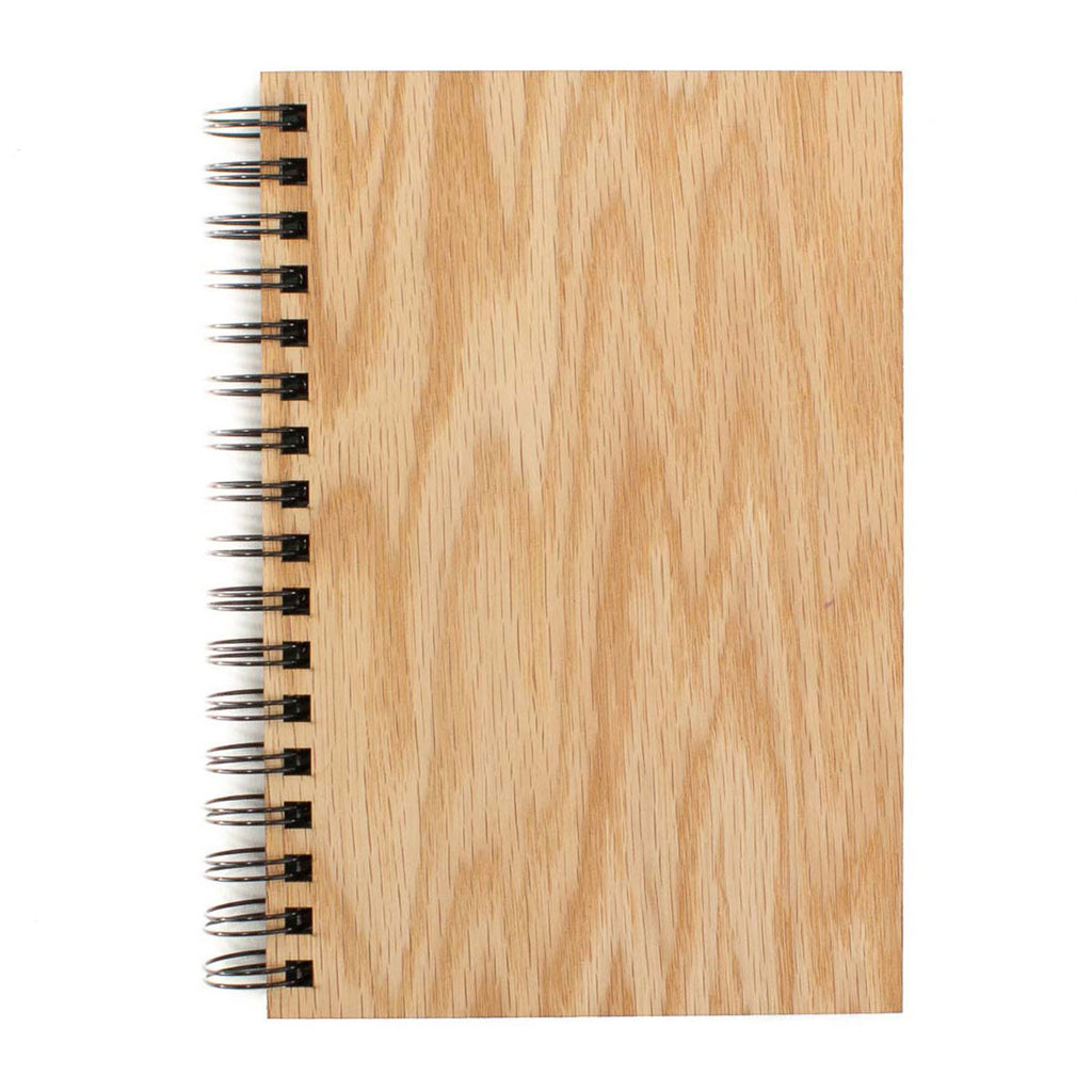 Woodchuck USA Red Oak Spiral Journal