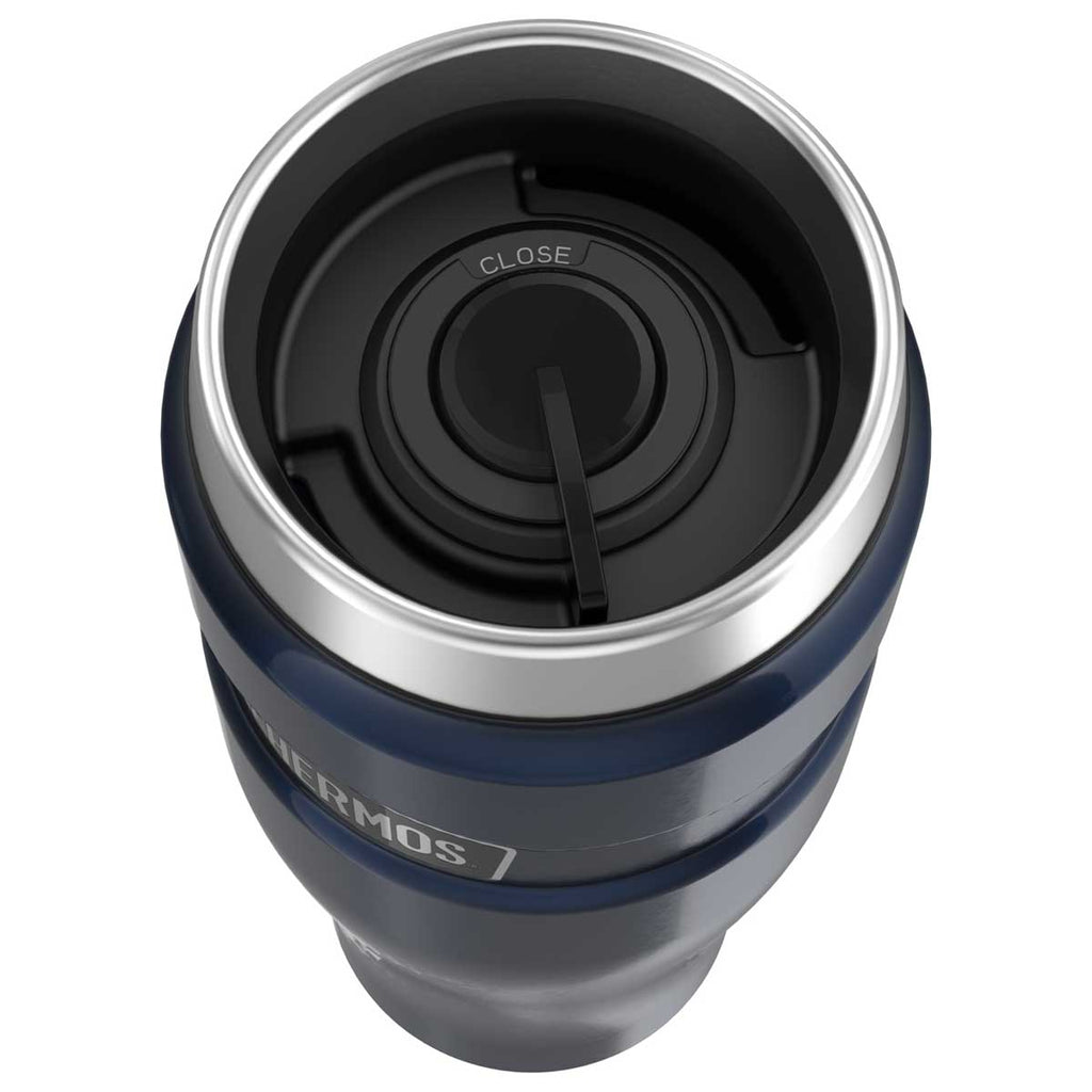 Thermos Midnight Blue 16 oz Stainless King Travel Tumbler