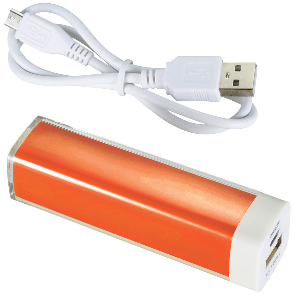 Bullet Orange Flash 2,200 mAh Power Bank