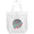 Bullet White Challenger Non-Woven Shopper Tote