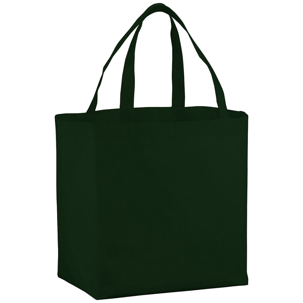 Bullet Hunter Green YaYa Budget Non-Woven Shopper Tote