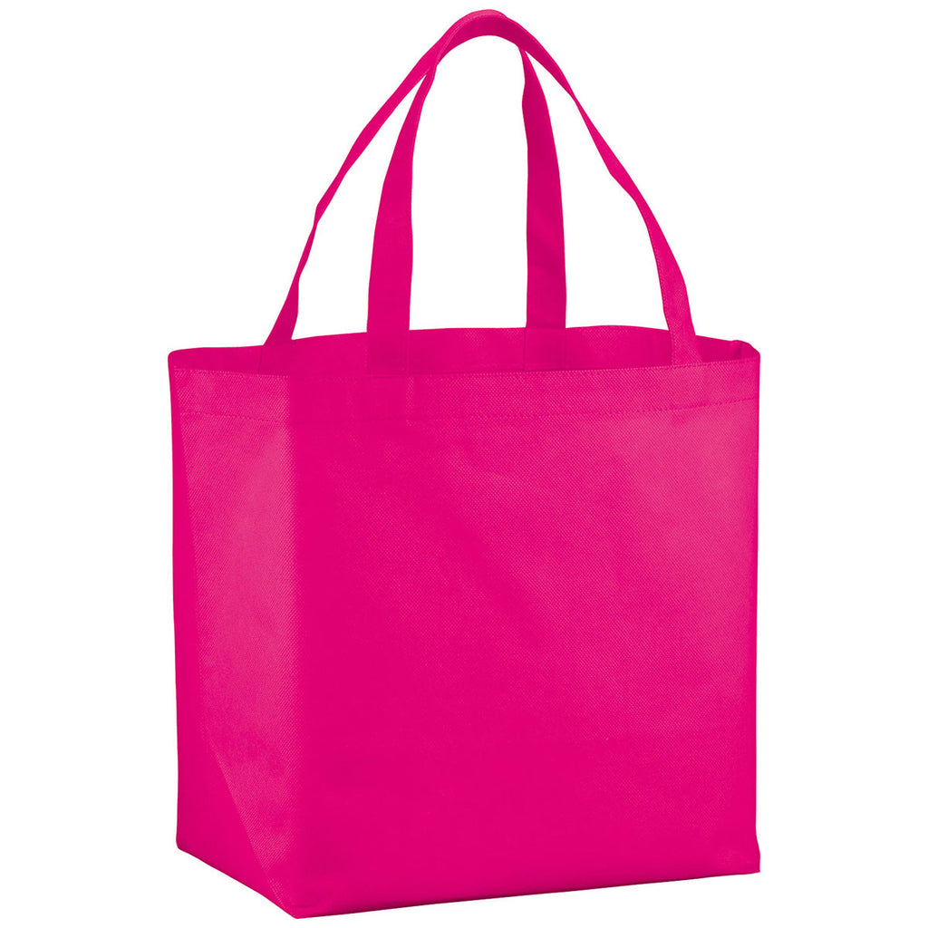 Bullet Magenta YaYa Budget Non-Woven Shopper Tote