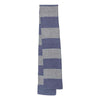 Sportsman Heather Navy/Heather Grey Rugby Striped Knit Scarf