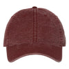 Sportsman Maroon Slub Fabric Dad Cap