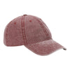 Sportsman Maroon Slub Fabric Dad Cap