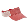 Sportsman Men's Red/Stone Pigment-Dyed Trucker Visor