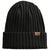 Spacecraft Black Square Knot Beanie