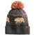 Spacecraft Bear Dark Gray Wild Pom Beanie