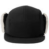 Spacecraft Black Fuzz Five-Panel Cap