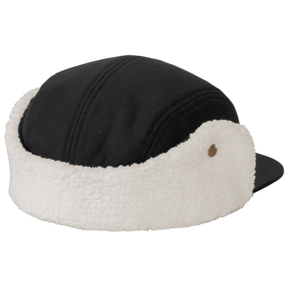 Spacecraft Black Fuzz Five-Panel Cap