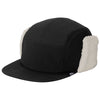 Spacecraft Black Fuzz Five-Panel Cap