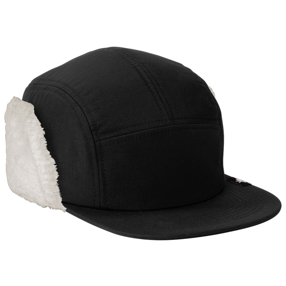 Spacecraft Black Fuzz Five-Panel Cap