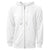 Independent Trading Co. Unisex White Icon Lightweight Loopback Terry Zip Hood