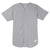 Sport-Tek Men's Silver PosiCharge Tough Mesh Full-Button Jersey