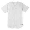 Sport-Tek Men's White PosiCharge Tough Mesh Full-Button Jersey