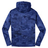 Sport-Tek Men's True Royal Sport-Wick CamoHex Fleece Hooded Pullover