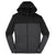 Sport-Tek Men's Black/ Graphite Heather/ Black Tech Fleece Colorblock Full-Zip Hooded Jacket