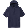 Sport-Tek Men's Navy Sport-Wick Fleece Short Sleeve Pullover Hoodie