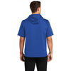 Sport-Tek Men's True Royal Sport-Wick Fleece Short Sleeve Pullover Hoodie