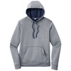 Sport-Tek Men's True Navy Heather PosiCharge Sport-Wick Heather Fleece Hooded Pullover