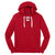 Sport-Tek Men's Deep Red Lace Up Pullover Hooded Sweatshirt