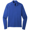 Sport-Tek Men's True Royal Lightweight French Terry Quarter Zip Pullover