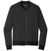 Sport-Tek Men's Heather Black Lightweight French Terry Bomber