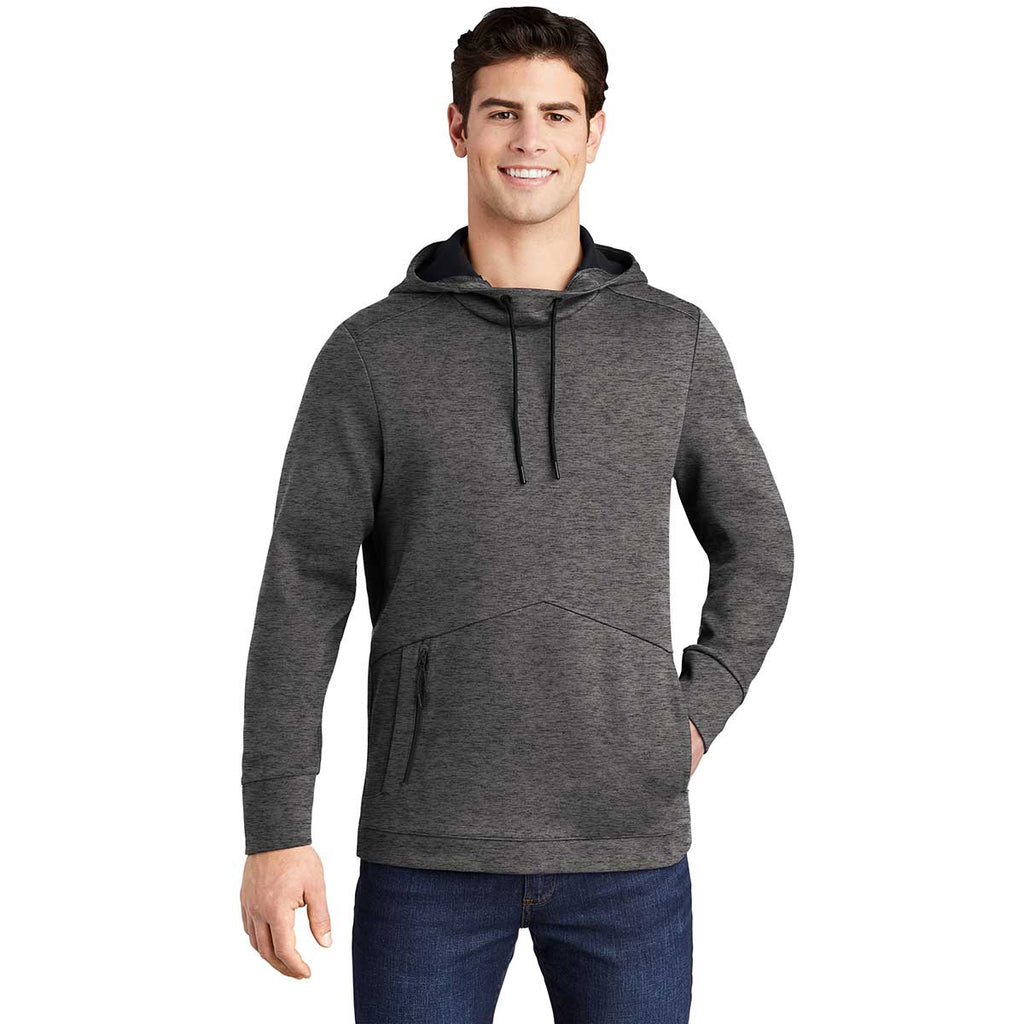 Sport-Tek Men's Dark Grey Heather Triumph Hooded Pullover