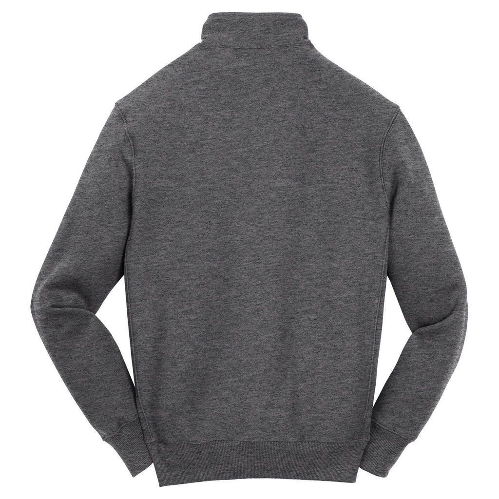 Sport-Tek Men's Graphite Heather Super Heavyweight 1/4-Zip Pullover Sweatshirt