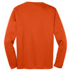 Sport-Tek Men's Deep Orange Long Sleeve PosiCharge Competitor Tee