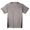 Sport-Tek Men's Vintage Heather/Black Heather Colorblock Contender Tee