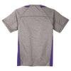 Sport-Tek Men's Vintage Heather/Purple Heather Colorblock Contender Tee