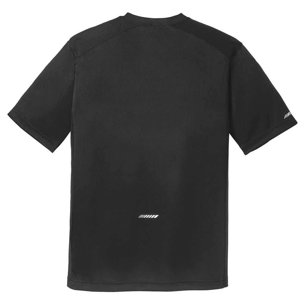 Sport-Tek Men's Black PosiCharge Elevate Tee