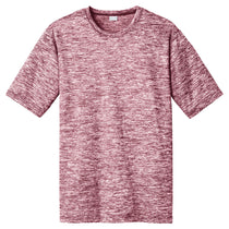 Sport-Tek Men's Maroon Electric PosiCharge Electric Heather Tee