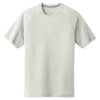 Sport-Tek Men's Light Grey Heather PosiCharge Tri-Blend Wicking Raglan Tee