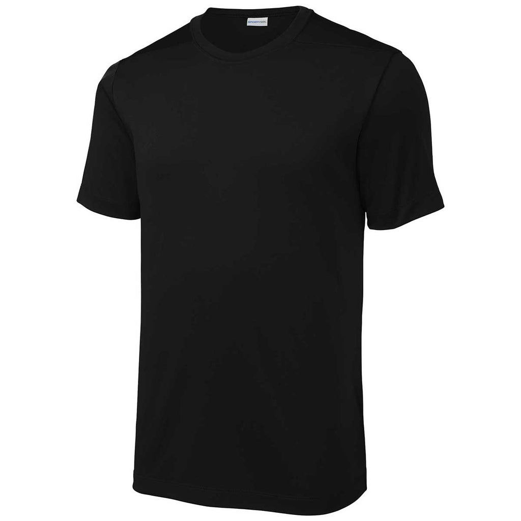 Sport-Tek Men's Black Posi-UV Pro Tee