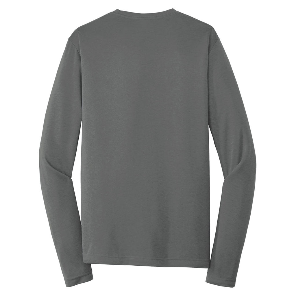 Sport-Tek Men's Dark Smoke Grey Long Sleeve PosiCharge Competitor Cotton Touch Tee