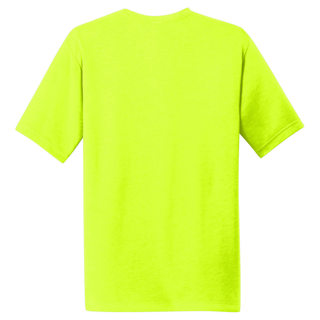 Sport-Tek Men's Neon Yellow PosiCharge Competitor Cotton Touch Tee