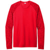 Sport-Tek Men's True Red PosiCharge Digi Camo Long Sleeve Tee