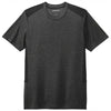 Sport-Tek Men's Black Heather/Black Endeavor Short Sleeve Tee