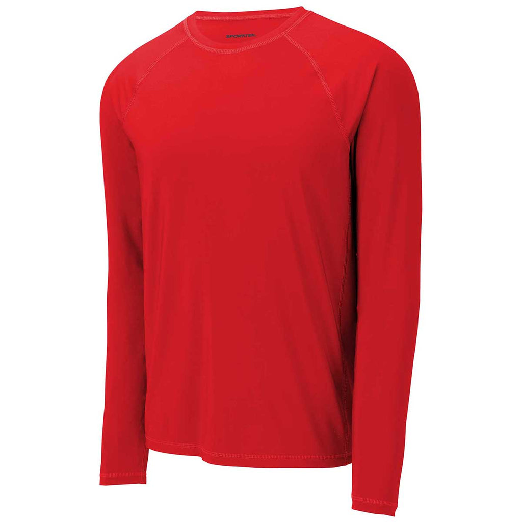 Sport-Tek Men's True Red Long Sleeve Rashguard Tee