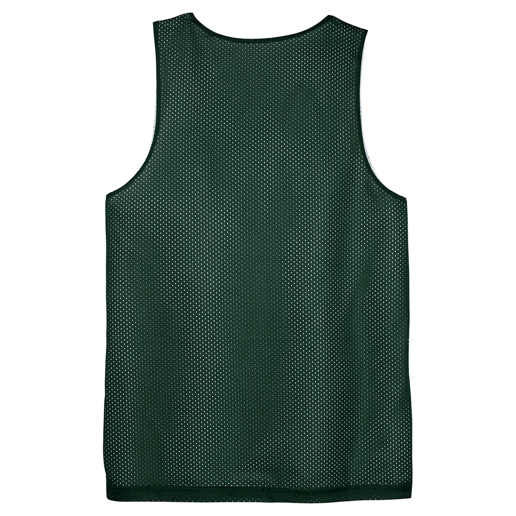 Sport-Tek Men's Forest Green PosiCharge Classic Mesh Reversible Tank