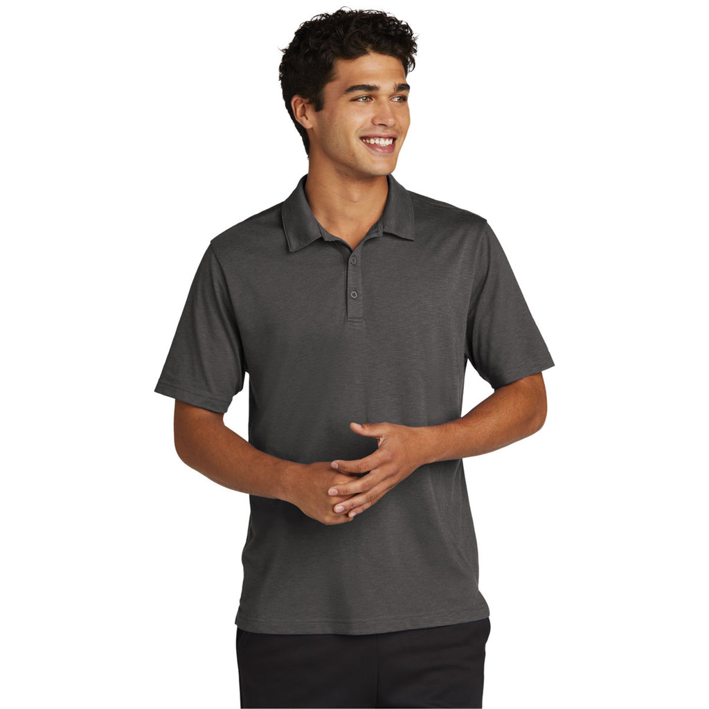 Sport-Tek Men's Graphite PosiCharge Strive Polo